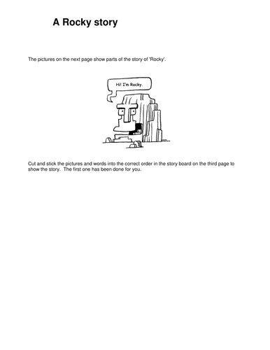 Rock Cycle Storyboard