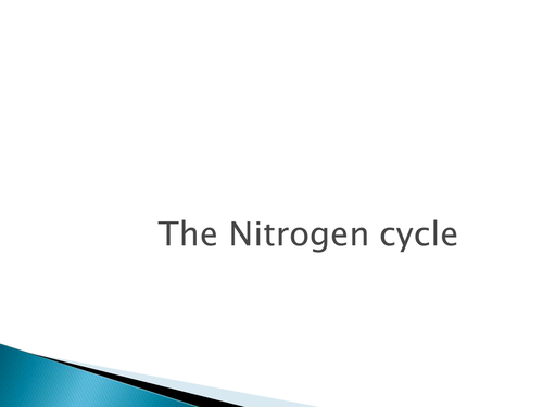 Nitrogen cycle PowerPoint overview