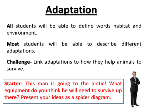 Adaptation | Teaching Resources