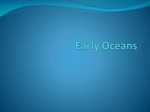 The oceans | Teaching Resources
