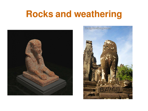 Weathering of Rocks PowerPoint