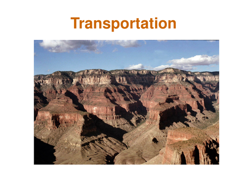 Transportation of Rocks PowerPoint