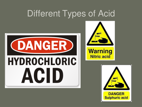 Different types of Acid PowerPoint