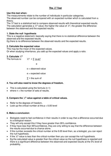 Statistics booklet