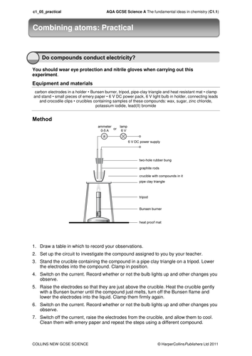 Bonding and conductivity