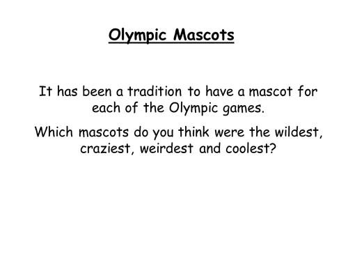 Olympic Mascots