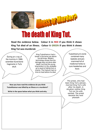 Who killed King Tut?