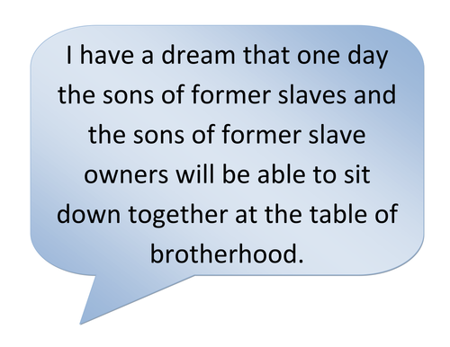 Martin Luther King - Black History Month