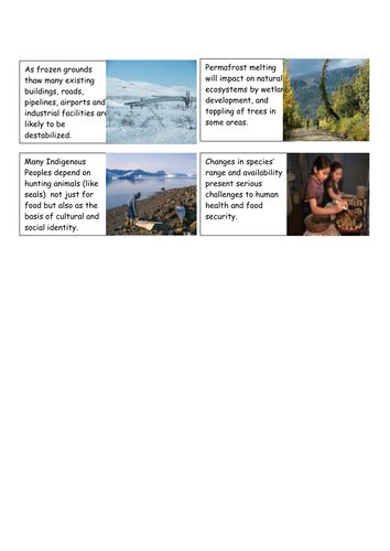 Arctic cards sorting and PowerPoint