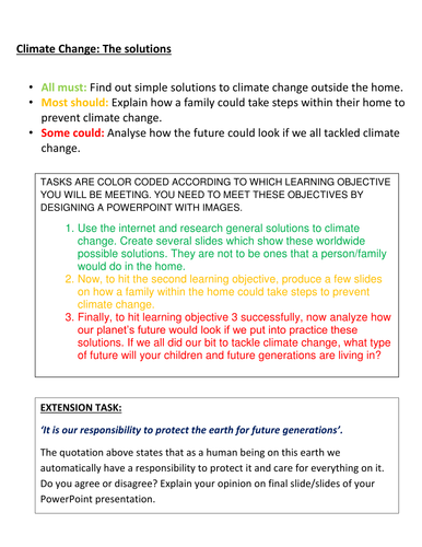 Project Based On Climate Change