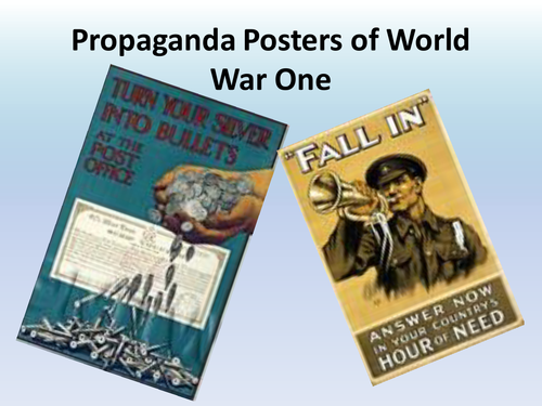 Propaganda Posters World War One