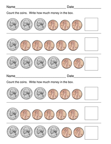 Counting Pennies and Nickels | Teaching Resources