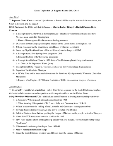 dissertation history questions