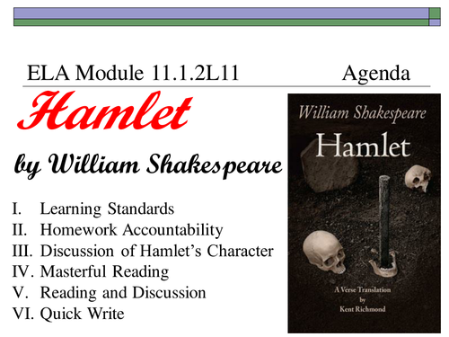 ELA Module 11.1.2 Part II (Hamlet)