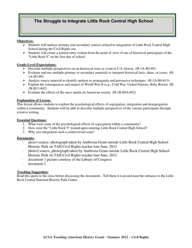 Civil Rights | Teaching Resources