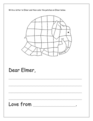 Elmer resources Lit KS1 by graciebelle - Teaching Resources - TES