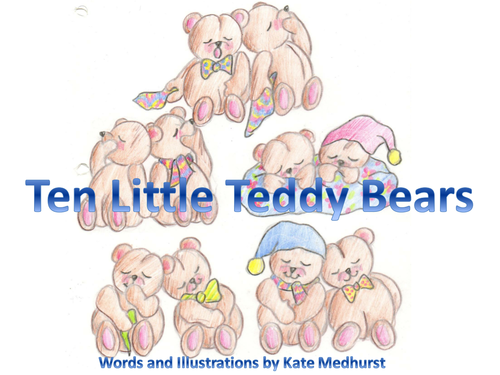 ten teddy bears