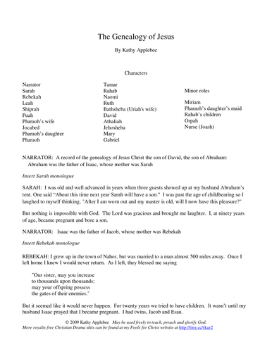 Mother's Day scripts