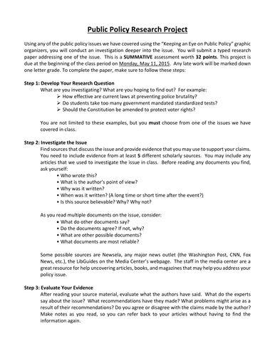 Public policy research paper topics picture