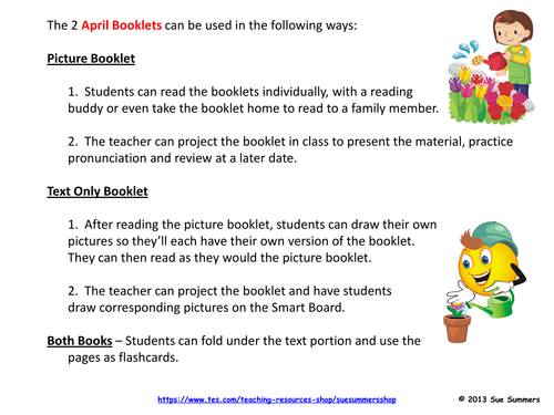 April 2 Booklets - ENGLISH