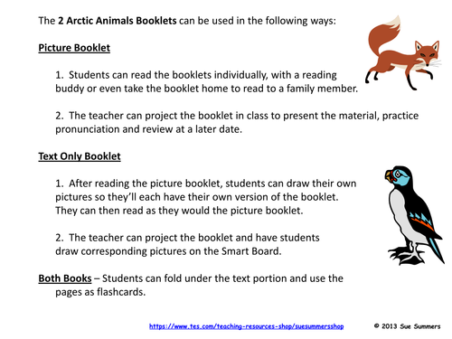 Arctic Animals 2 Emergent Readers