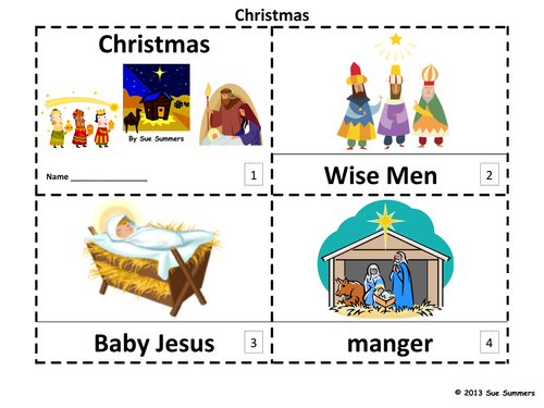 Christmas Emergent Reader 2 Booklets VERSION 2