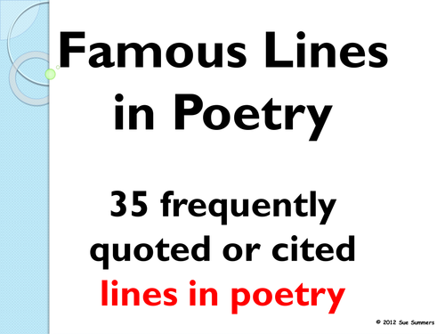 famous-lines-in-poetry-35-famous-lines-with-title-author-and-date