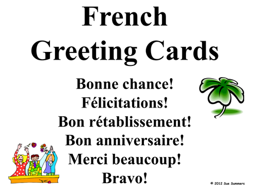 French Greeting Cards For All Occasions