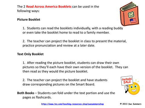 Read Across America Booklets - Things That We Read - ENGLISH