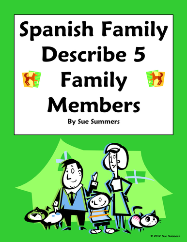 Spanish Family - Describe 5 Family Members - La Familia