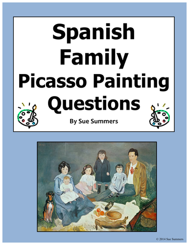 Spanish Family - Picasso's Soler Family 8 Questions and 7 Image IDs
