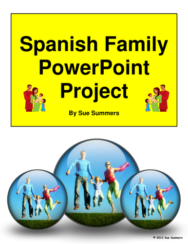 Spanish Family PowerPoint Project - La Familia