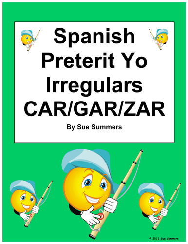 Spanish Preterit Irregular Yo Verbs Sentence Translations