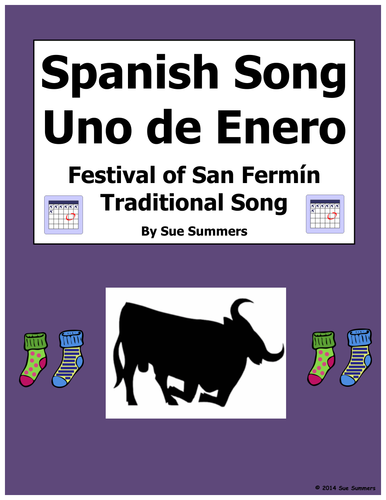 Spanish Song Uno de Enero for Festival of San Fermín