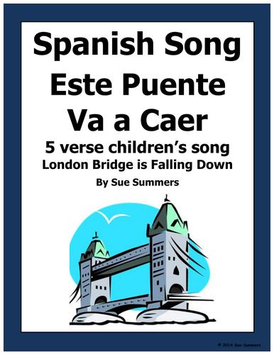 Spanish Song with Actions - Este Puente Va A Caer - London Bridge