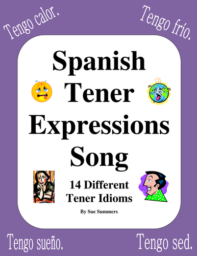 Spanish Tener Expressions Song With Actions - Tengo Suerte