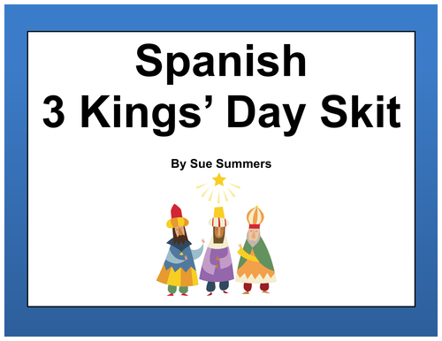 Spanish Three Kings' Day Skit - Grandpa and Granddaughter