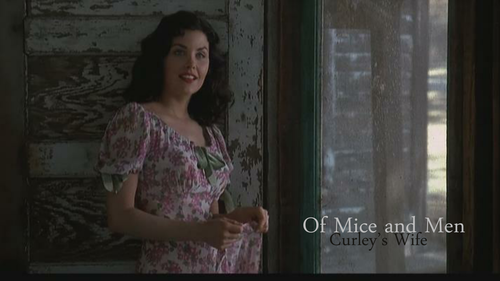 How does Steinbeck present Curley's wife?