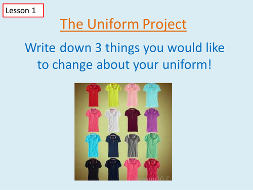 Design a Uniform Project - fun  +  -  x  ÷ practice