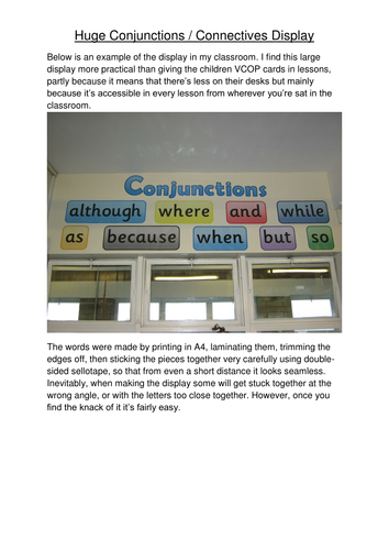 Huge Conjunctions / Connectives Display