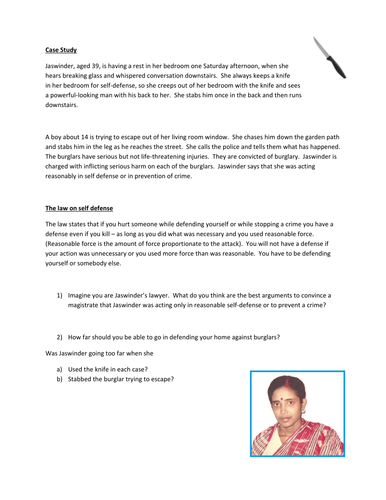 Year 8 Crime Unit of Work