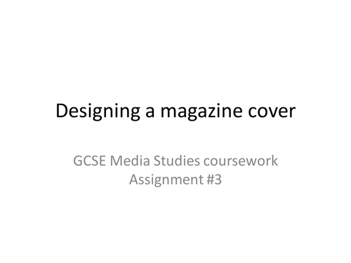 Teach your students how to draw a magazine cover.