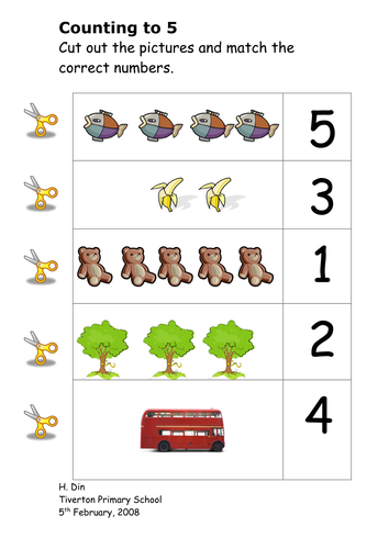 Counting to 5 | Teaching Resources
