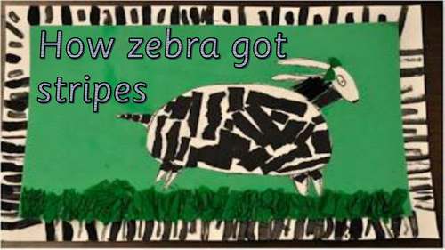 How zebra got stripes VCOP wordmat