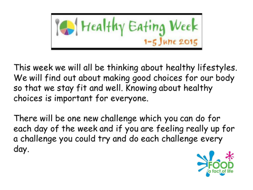 Healthy Eating Week 2015