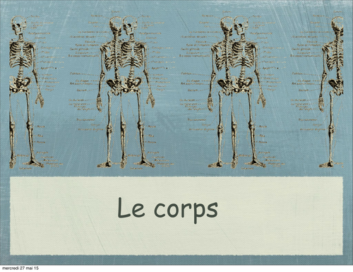 Le corps + maladie