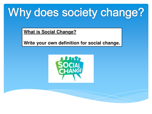 Psychology Social Change