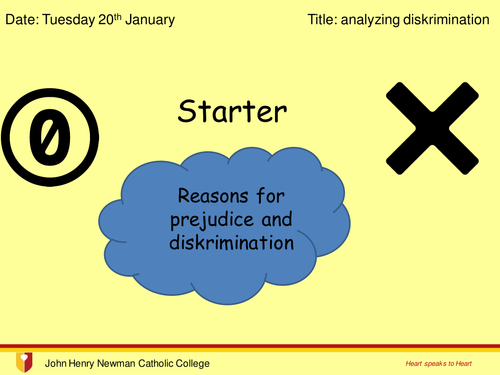 Noughts and Crosses 7, Discrimination Analysis