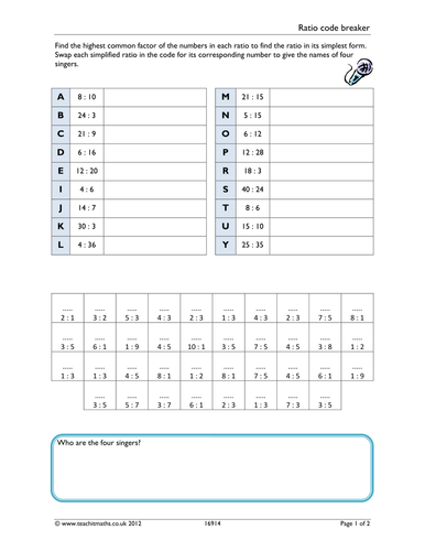 Ratio and Proportion - KS3