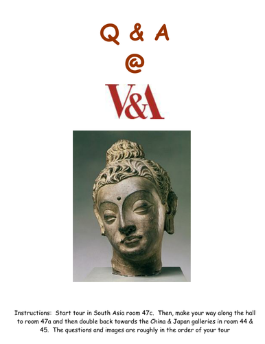 V & A Museum Questionaire: Hindu & Buddhist Art